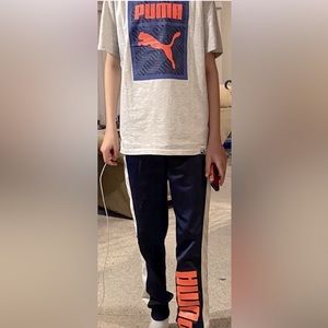 SOLD PUMA Boy’s Shirt Size L 14-16 & Pants Size L